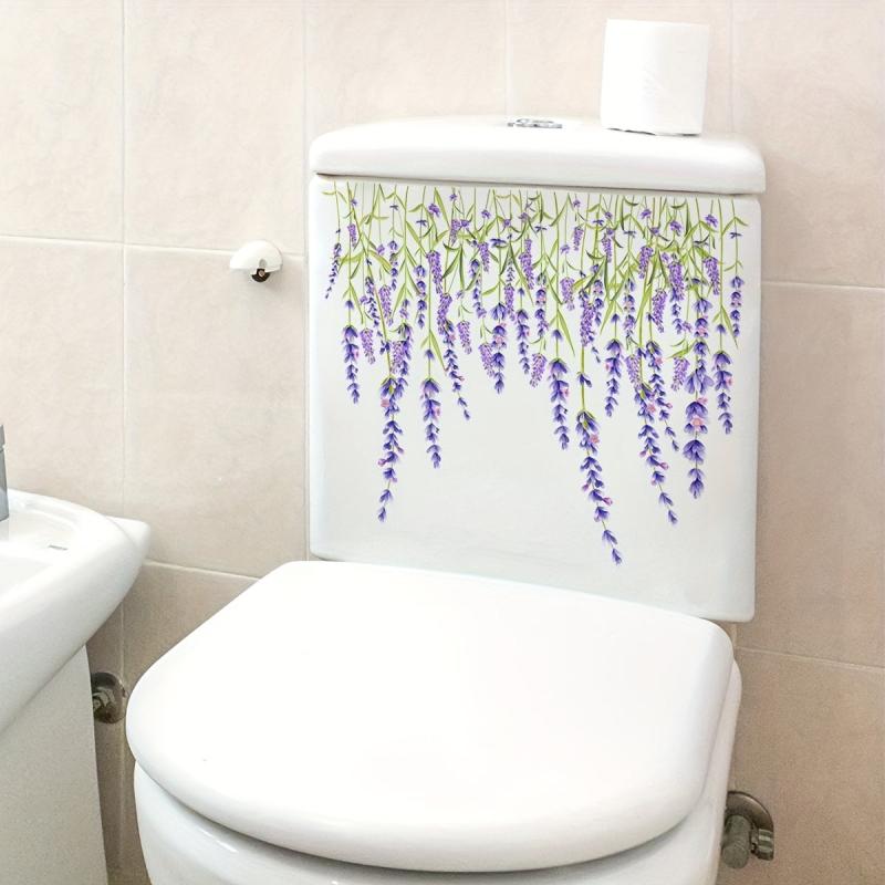 Lavender Wall Sticker for Toilet and Home Deco