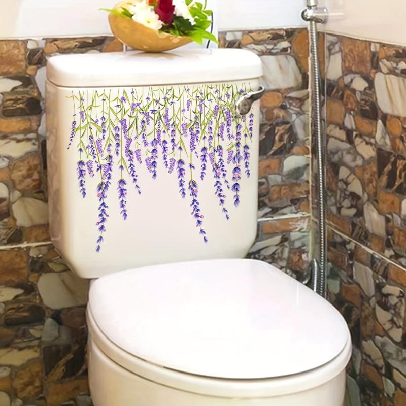 Lavender Wall Sticker for Toilet and Home Deco