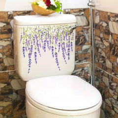 Lavender Wall Sticker for Toilet and Home Deco