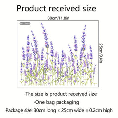 Lavender Wall Sticker for Toilet and Home Deco