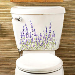 Lavender Wall Sticker for Toilet and Home Deco