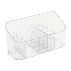 Transparent Makeup Organizer 9 Compartments Lip Gloss Eyeliner Nail Polish