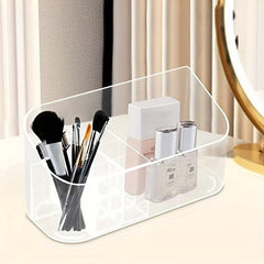 Transparent Makeup Organizer 9 Compartments Lip Gloss Eyeliner Nail Polish