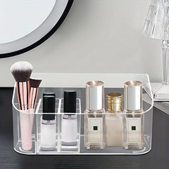 Transparent Makeup Organizer 9 Compartments Lip Gloss Eyeliner Nail Polish