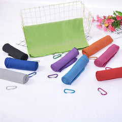 Cooling Sports Towel For Face & Neck Sweat Absorption Microfiber Towel
