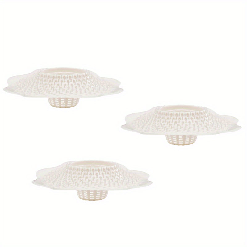 3pcs Sink Drain Strainer Hair Catcher Shower Drain Cover