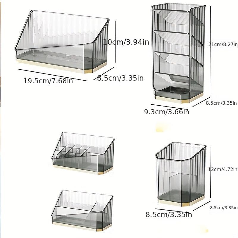 Large Capacity Cosmetic Storage Box, Dustproof, Transparent