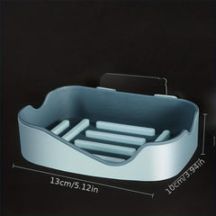 Wall Mounted Double Layer Soap Holder for Bathroom Organization