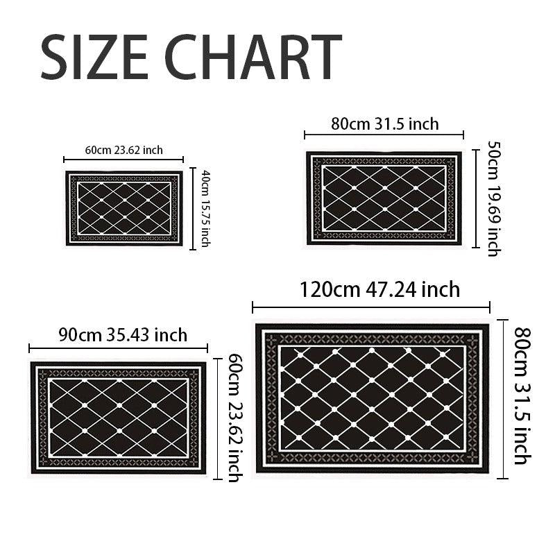 Waterproof Non Slip Long Floor Mats - Crystal Velvet Door Mat
