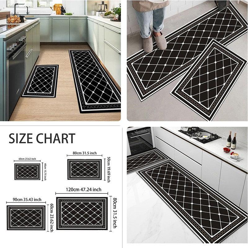 Waterproof Non Slip Long Floor Mats - Crystal Velvet Door Mat