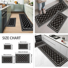 Waterproof Non Slip Long Floor Mats - Crystal Velvet Door Mat
