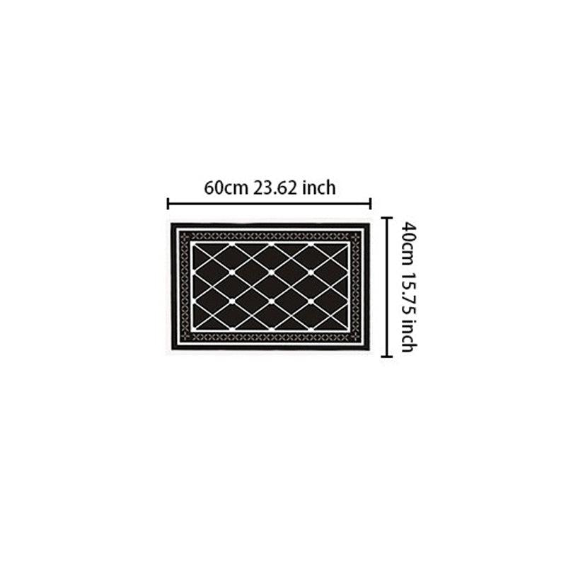 Waterproof Non Slip Long Floor Mats - Crystal Velvet Door Mat