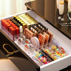 Transparent Makeup Storage Box Cosmetic Container Large Capacity