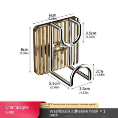 Self Adhesive Washbasin Rack Bathroom Basin Holder