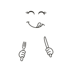 Funny Smiley Face Wall Sticker for Fridge Dining Room Decor