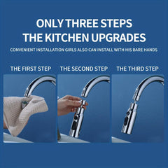 Double Scraping and Washing Faucet Nozzle for Vegetable Sink
