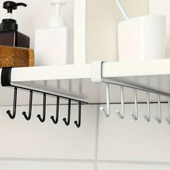 Bathroom Cabinet Storage And Hanging Rack - Keep Your Bathroom Organized