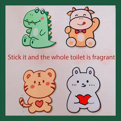 1pc Toilet Deodorization Sticker Aromatherapy Cartoon Deodorization Sticker