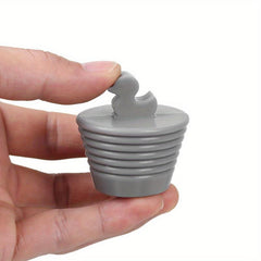 High Temp Resistant Silicone Bathtub Plug with Conical Screw Design