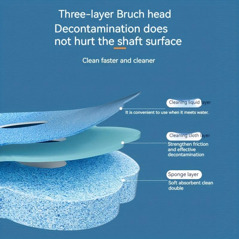 Disposable Toilet Brush Set for Household Bathroom Cleaning
