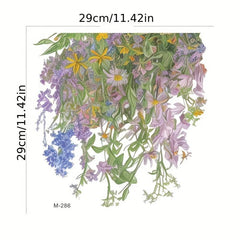 Plant Toilet Sticker Toilet Lid Decal Restroom Renovation Tile Stickers
