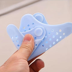 4pcs Sink Strainer Hair Catcher Drain Cover Shower Protector with Suction Cup
