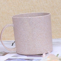 Solid Mouthwash Cup Toothbrush Cup Plastic Gargle Cup Minimalist Bathroom