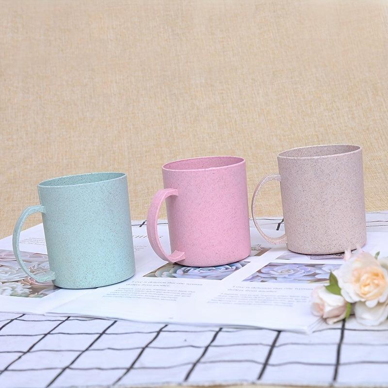 Solid Mouthwash Cup Toothbrush Cup Plastic Gargle Cup Minimalist Bathroom