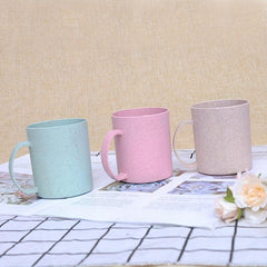 Solid Mouthwash Cup Toothbrush Cup Plastic Gargle Cup Minimalist Bathroom