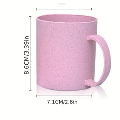 Solid Mouthwash Cup Toothbrush Cup Plastic Gargle Cup Minimalist Bathroom