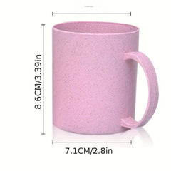 Solid Mouthwash Cup Toothbrush Cup Plastic Gargle Cup Minimalist Bathroom
