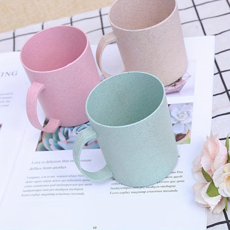 Solid Mouthwash Cup Toothbrush Cup Plastic Gargle Cup Minimalist Bathroom