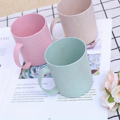Solid Mouthwash Cup Toothbrush Cup Plastic Gargle Cup Minimalist Bathroom