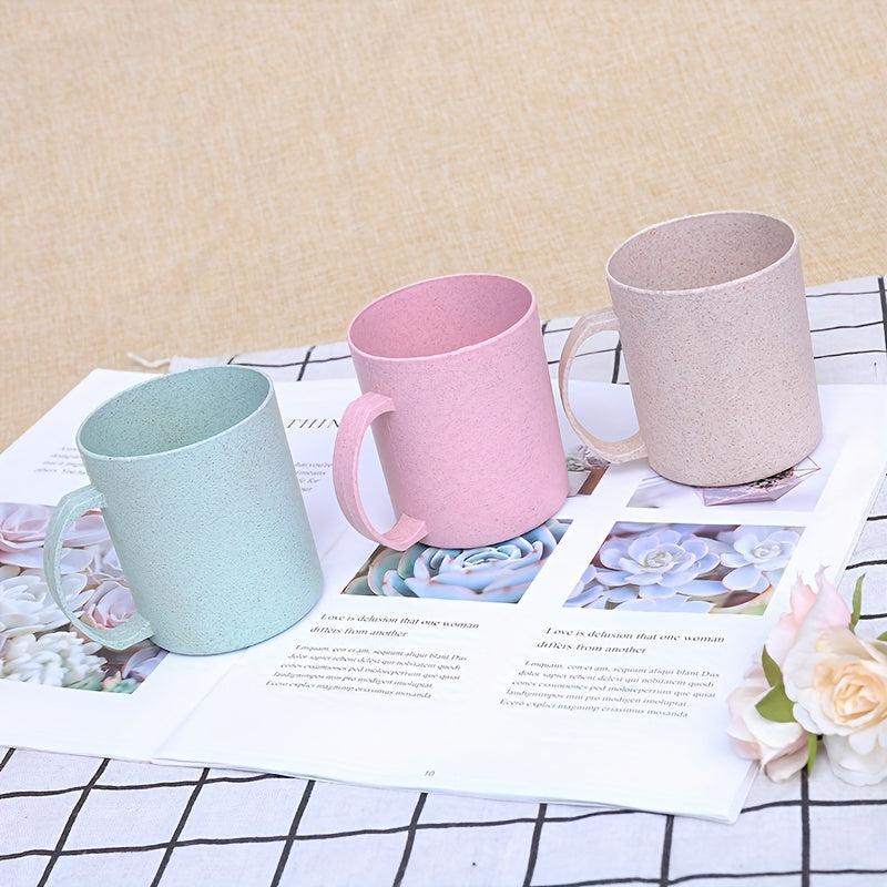 Solid Mouthwash Cup Toothbrush Cup Plastic Gargle Cup Minimalist Bathroom