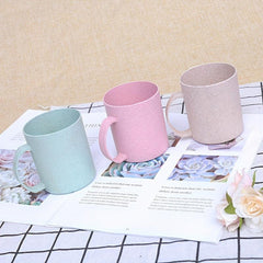 Solid Mouthwash Cup Toothbrush Cup Plastic Gargle Cup Minimalist Bathroom