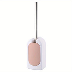 Wall Mounted Toilet Brush and Holder Set for Easy Bathroom Cleaning
