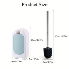 Wall Mounted Toilet Brush and Holder Set for Easy Bathroom Cleaning