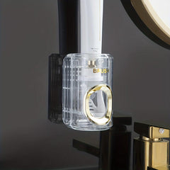 Wall Mounted Toothpaste Dispenser Holder Bathroom Accessories