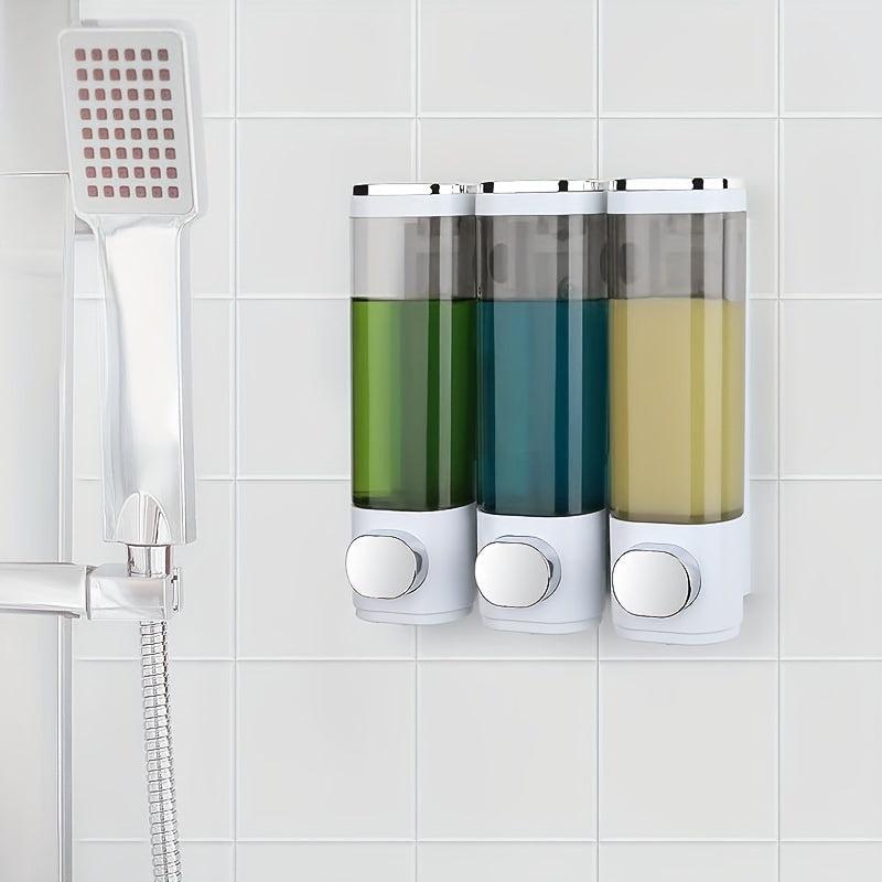 Wall-mounted Soap Dispenser 300ml Manual Press Hand Sanitizer for Bathroom Hotel