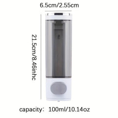 Wall-mounted Soap Dispenser 300ml Manual Press Hand Sanitizer for Bathroom Hotel