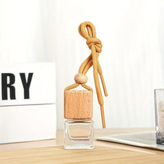 Mini Perfume Bottle Refillable Glass Fragrance Pendant Car Hanging Ornament