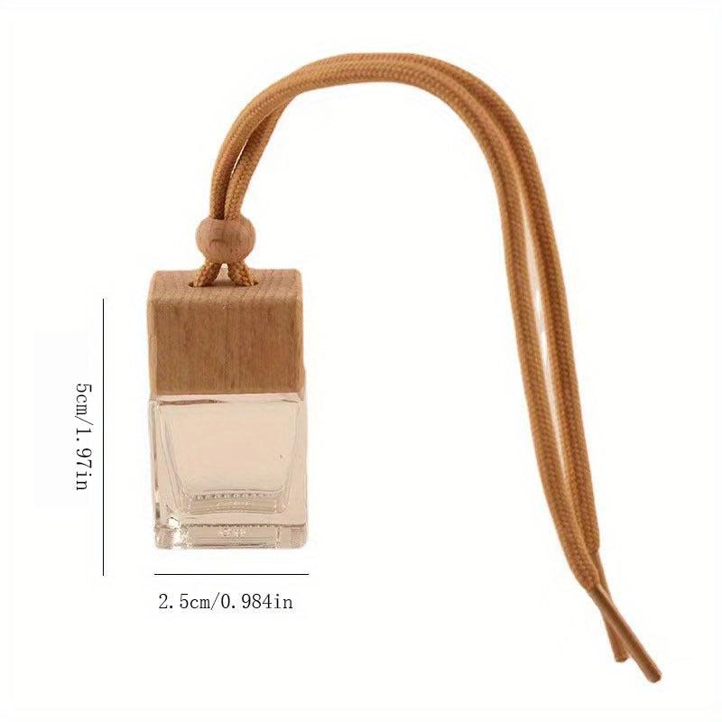 Mini Perfume Bottle Refillable Glass Fragrance Pendant Car Hanging Ornament