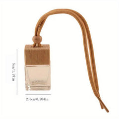 Mini Perfume Bottle Refillable Glass Fragrance Pendant Car Hanging Ornament
