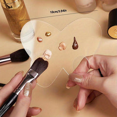 Acrylic Foundation Palette Makeup Artist Liquid Blending Plate