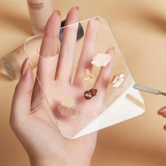 Acrylic Foundation Palette Makeup Artist Liquid Blending Plate