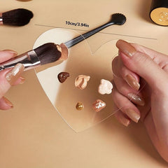 Acrylic Foundation Palette Makeup Artist Liquid Blending Plate