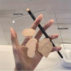 Acrylic Foundation Palette Makeup Artist Liquid Blending Plate
