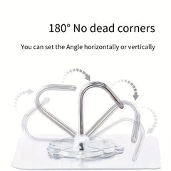 10pcs Seamless Adhesive Hook Bathroom Wall Hanging