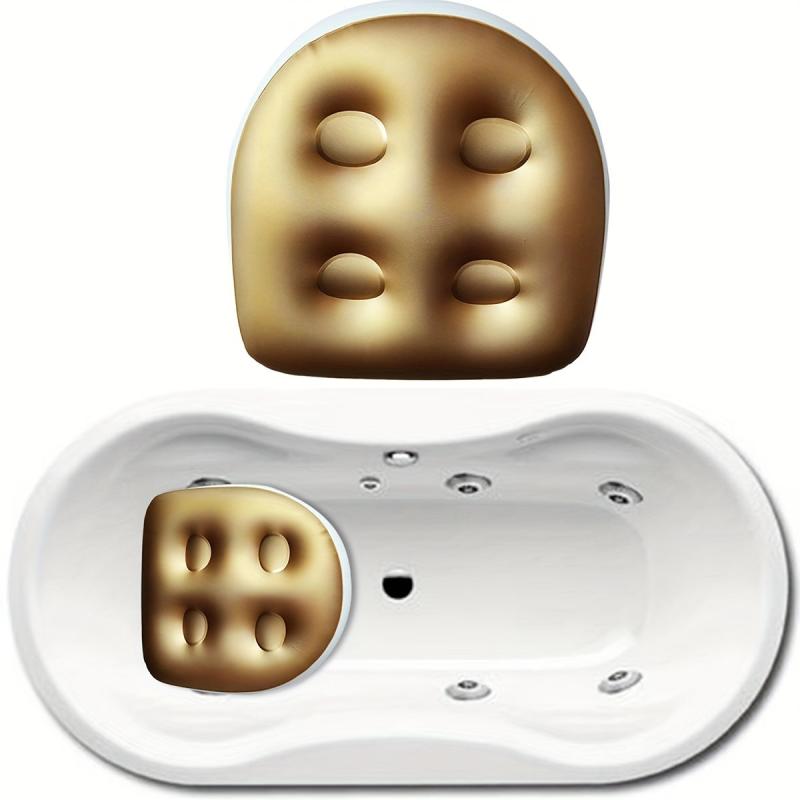 2in1 Golden Tubs Back Pad Pillow Inflatable & Water Filled Spa Hot Tub Booster