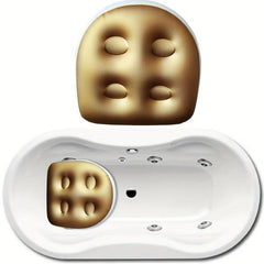 2in1 Golden Tubs Back Pad Pillow Inflatable & Water Filled Spa Hot Tub Booster